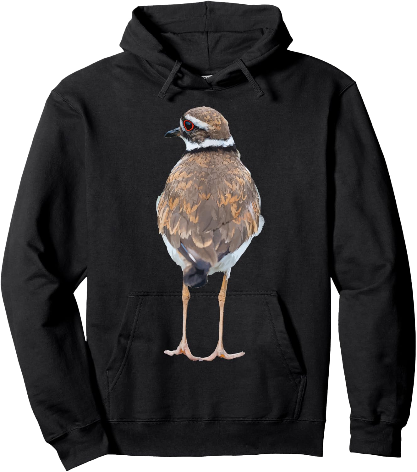 Killdeer Cute | Birding Gift | Bird Lover Hoodie - Hoodie | Black