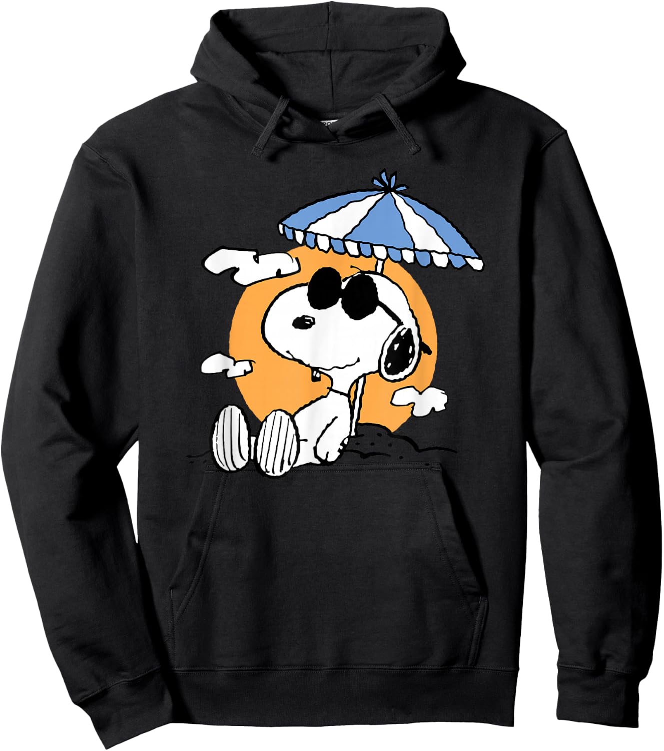 Peanuts - Snoopy Beach Day , blue Hoodie - Hoodie | Black
