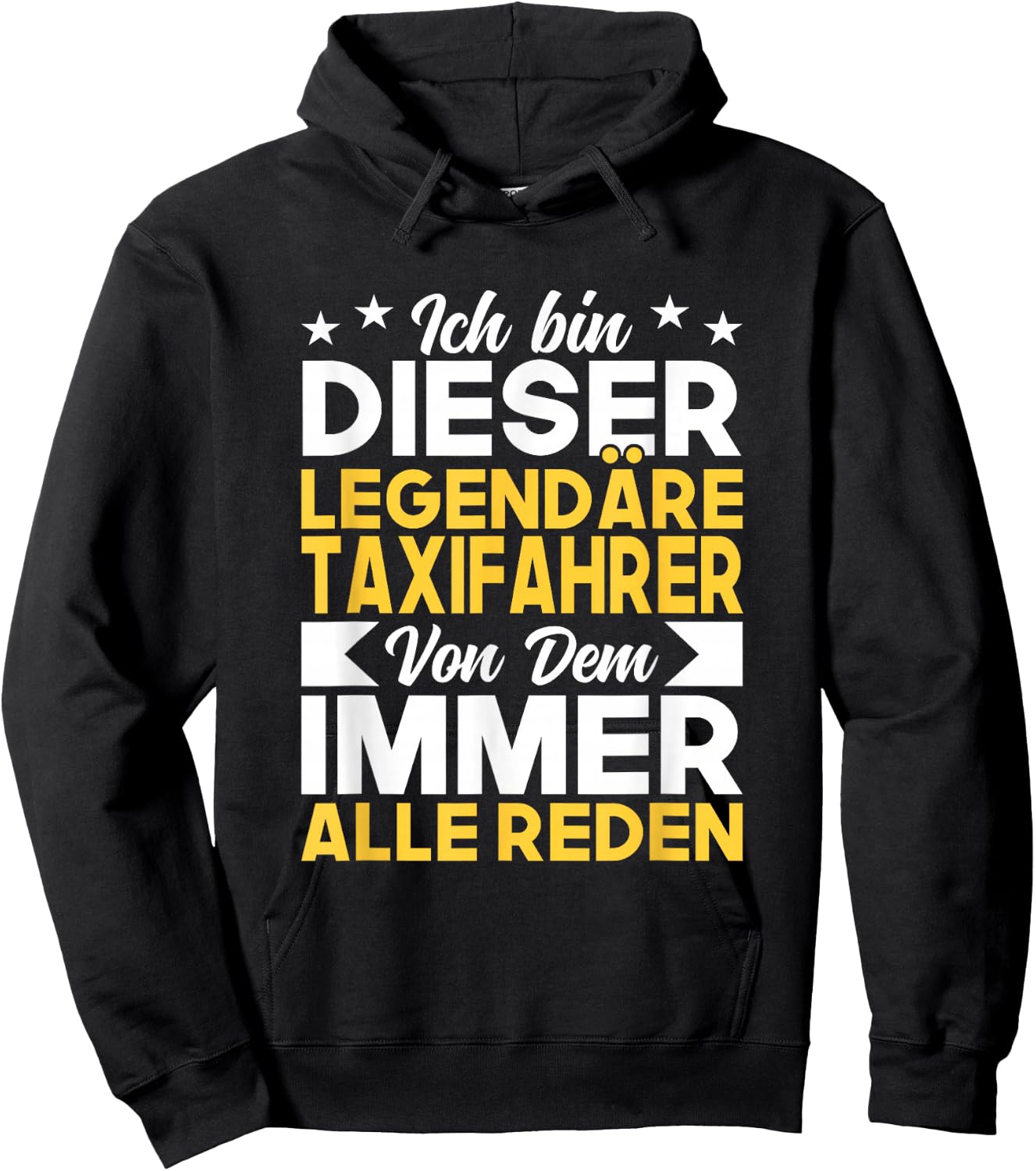 Taxi ich bin dieser legendäre Taxifahrer Hoodie - Hoodie | Black