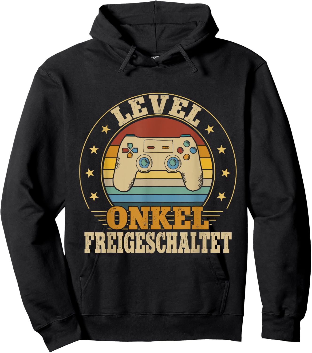 Onkel Level Loading Schwangerschaft Verkünden Baby Party Hoodie - Hoodie | Black