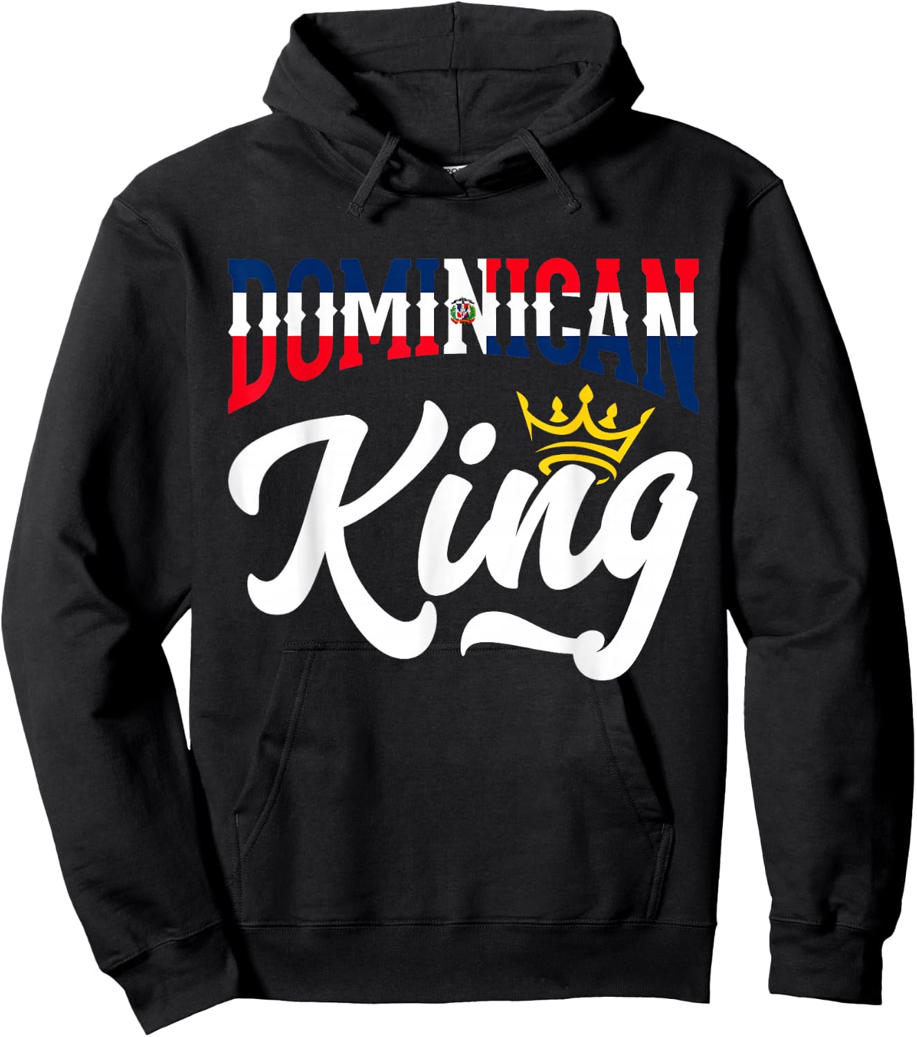 Dominican King Dominican Republic Dominican Hoodie - Hoodie | Black