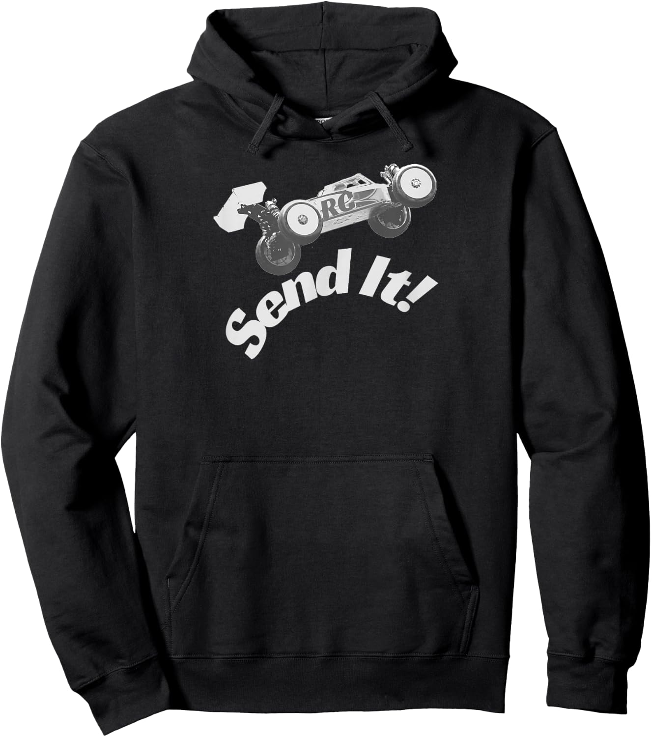 RC Racing, Send it! Radio Control Cars Hoodie - Hoodie | Black