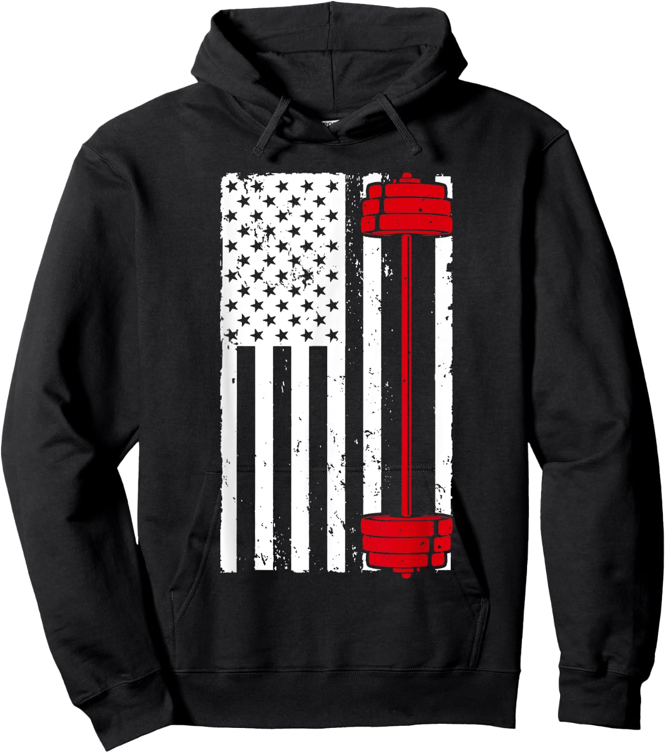 Funny Barbell Art Women Weightlifting Fitness Lovers Hoodie - Hoodie | Black