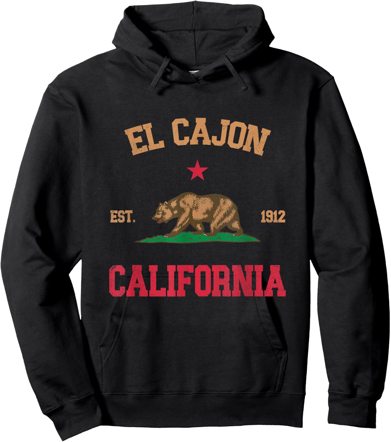 El Cajon California Hoodie - Hoodie | Black