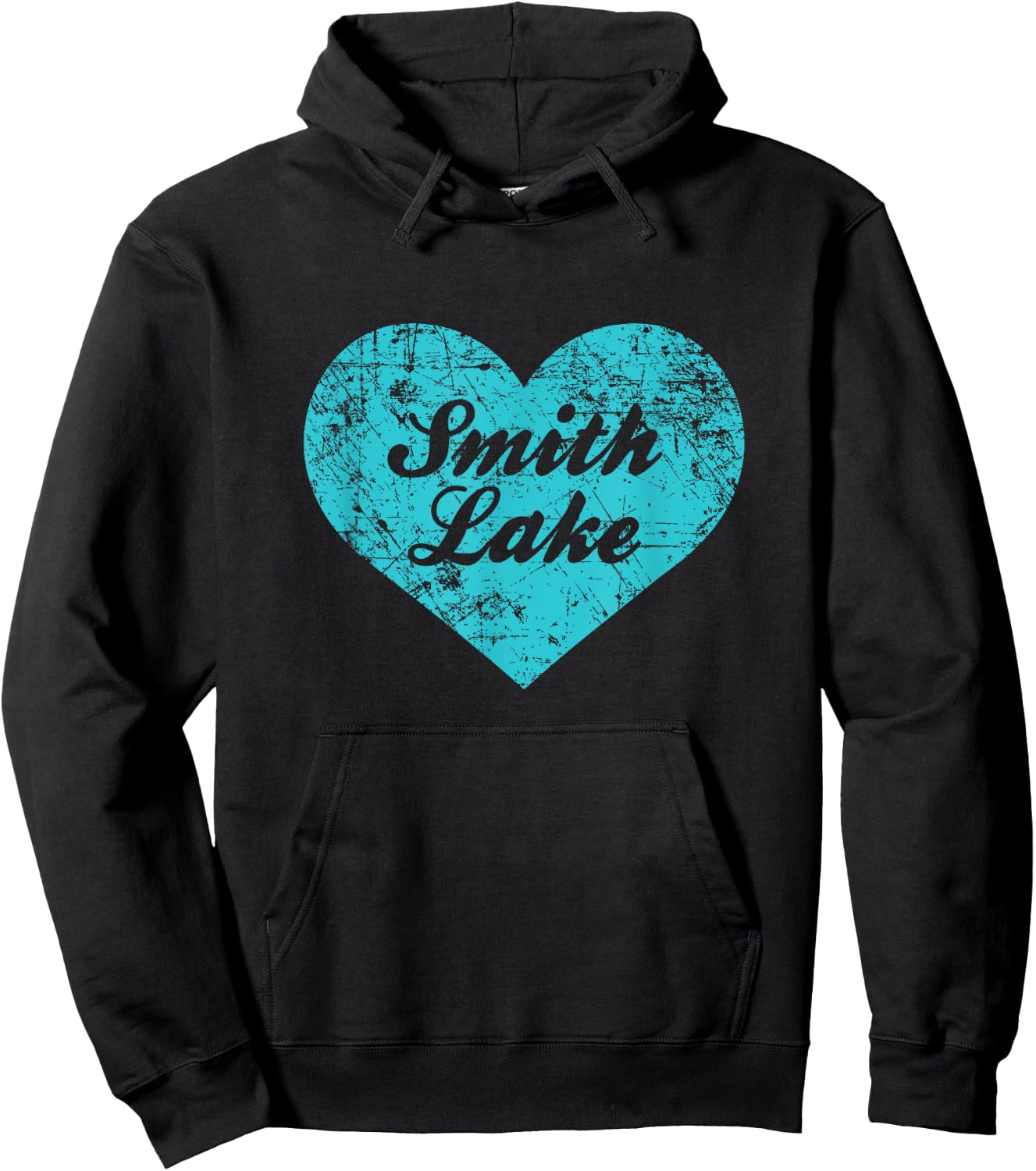 I Love Smith Lake Shirt, Alabama Camping Gift Hoodie - Hoodie | Black