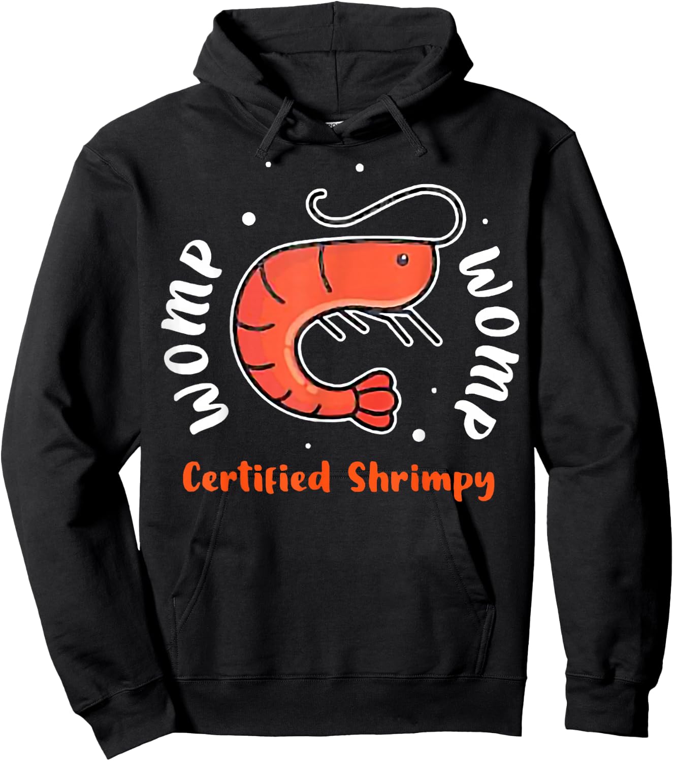 Shylily Shrimp Funny Women Hoodie - Hoodie | Black