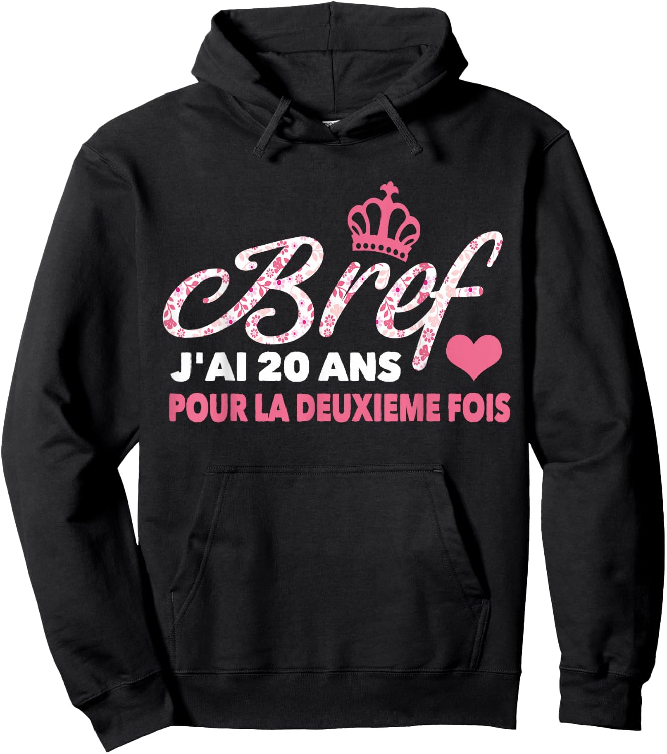 40 Years Anniversary Woman Vintage 1982 Humour Gift Hoodie - Hoodie | Black