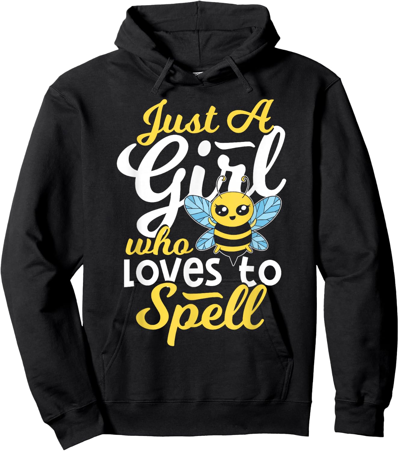 Spelling Bee Comeptition Winner - Girl Spelling Bee Hoodie - Hoodie | Black