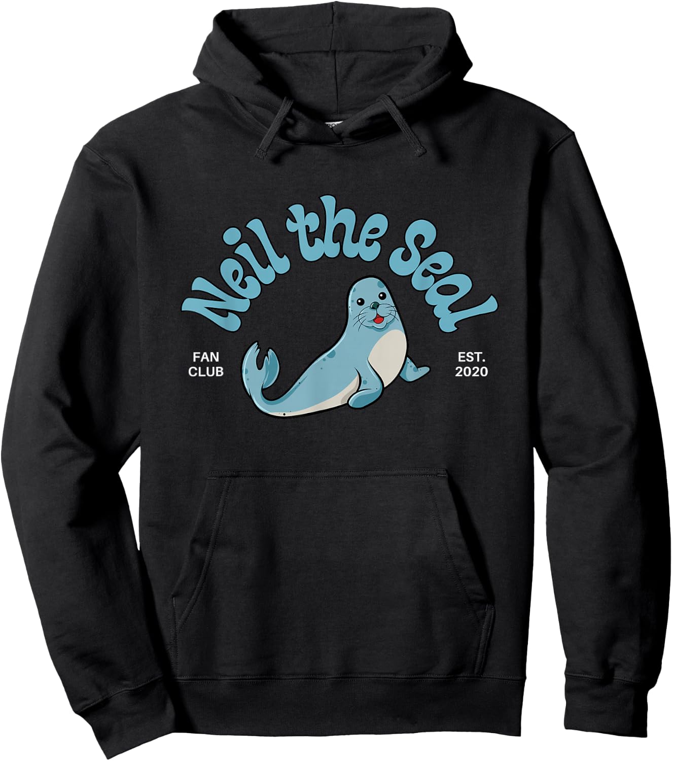 Neil the Seal Hoodie - Hoodie | Black