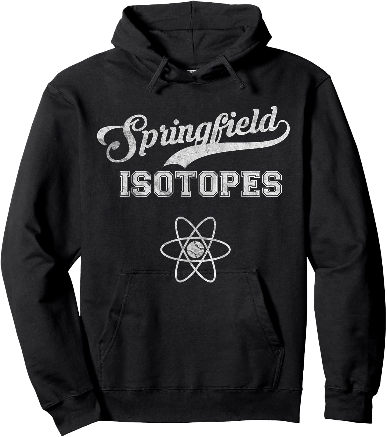 Springfield Isotopes Vintage Distressed T Shirt Hoodie - Hoodie | Black
