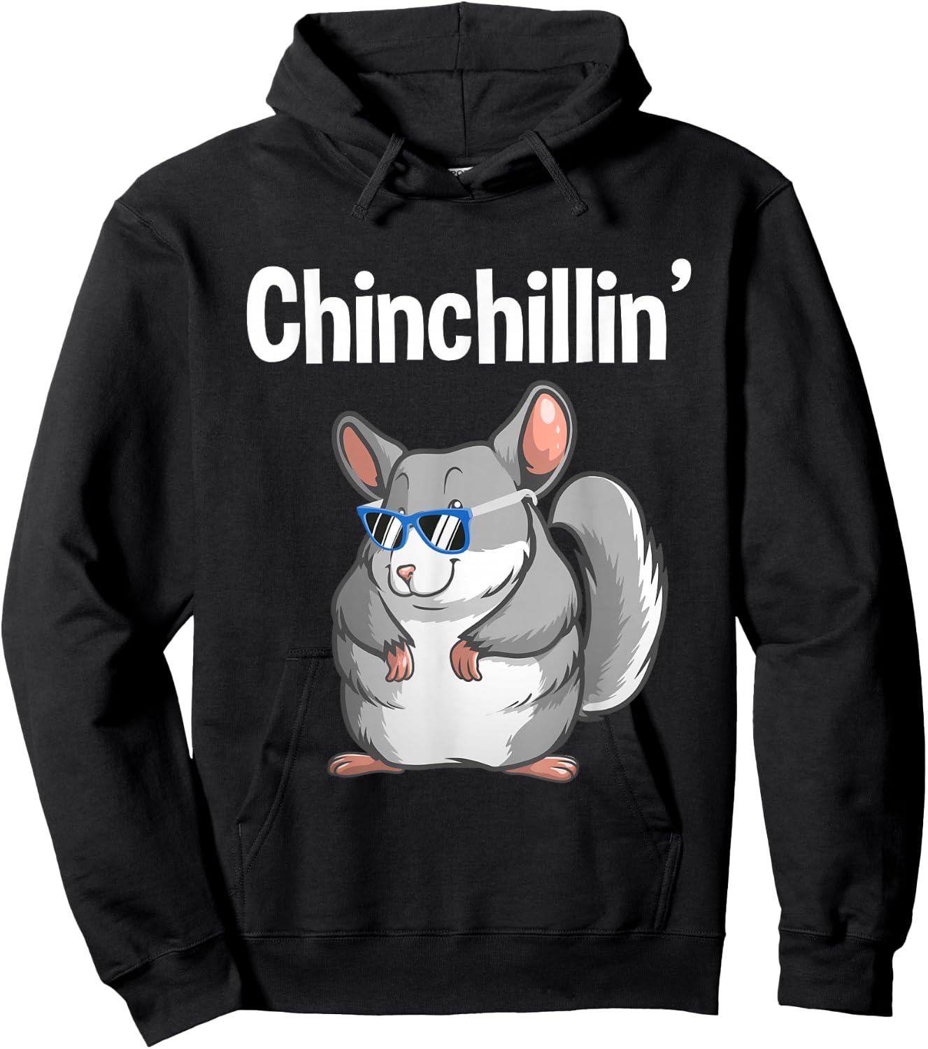 Funny Chinchilla Women Rat Squirrel Koala Zoo Animal Hoodie - Hoodie | Black