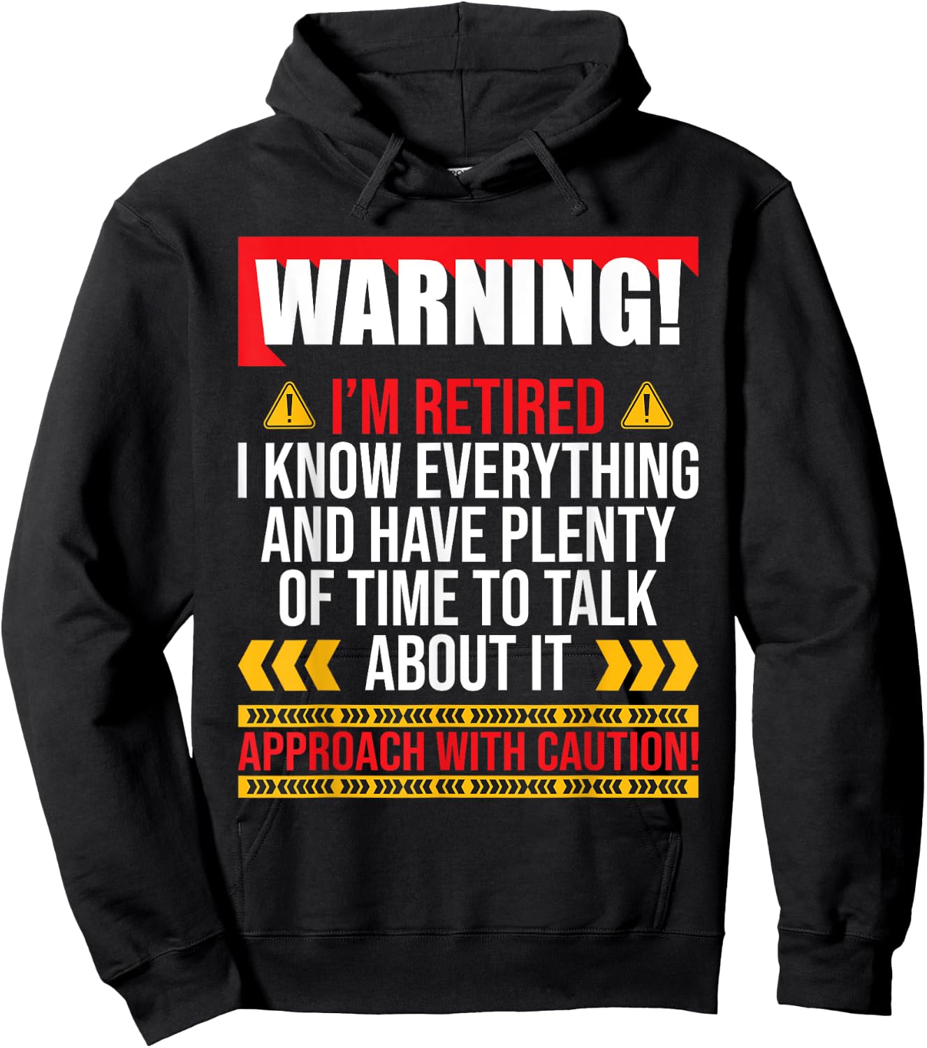 I'm Retired Plenty Of Time To Talk - Retirement Retiree Hoodie - Hoodie | Black