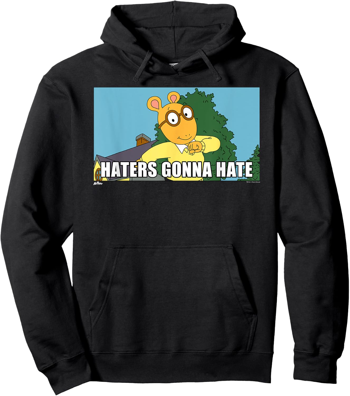 Arthur Haters Gonna Hate Hoodie - Hoodie | Black