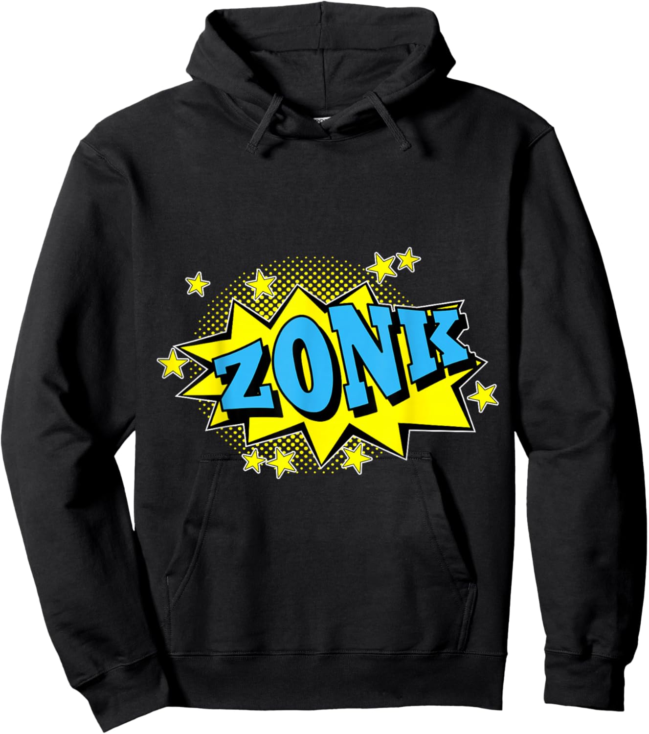 Zonk Cartoon Sound Effects Hoodie - Hoodie | Black