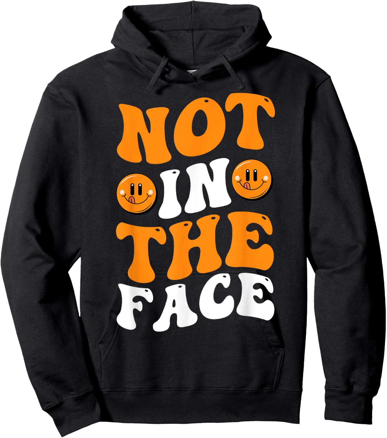 Not in the Face Dodgeball Hoodie - Hoodie | Black