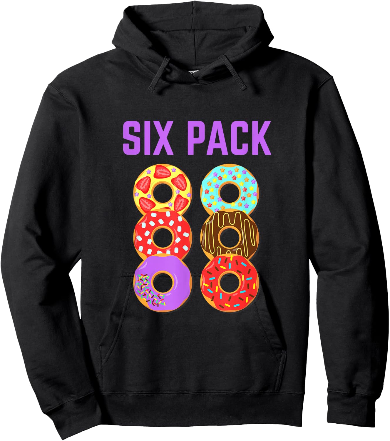 Six Pack Hoodie - Hoodie | Black