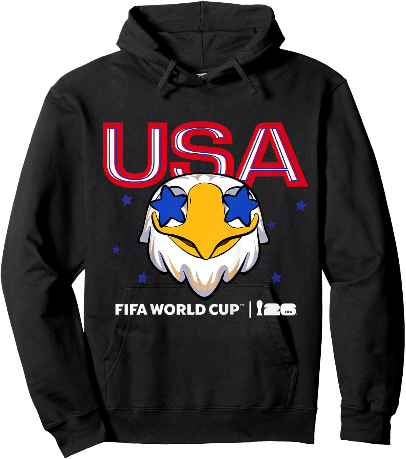 Enfant FIFA World CUP26 USA Mascotte Stars Hoodie - Hoodie | Black