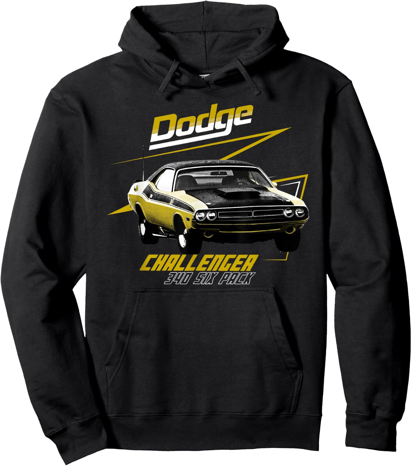 Dodge Challenger 340 Pack of 6, Black, S Hoodie - Hoodie | Black