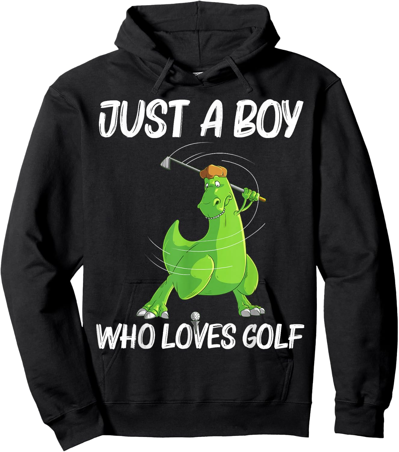 Funny Golf Gift Boys Kids Golf Field Game Golfer Sports Hoodie - Hoodie | Black
