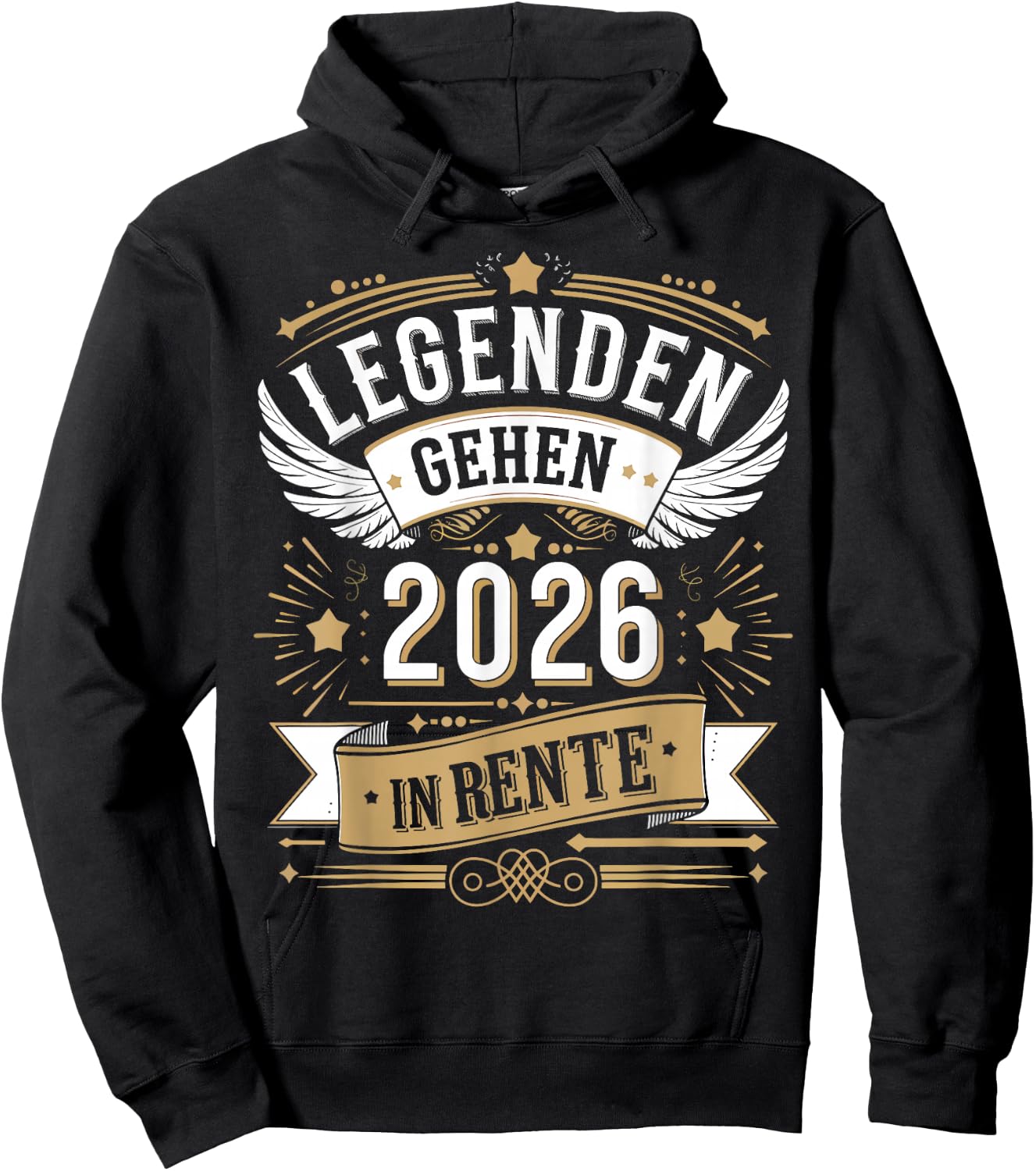 Legenden Gehen 2026 In Rente Lustiger Rentner Hoodie - Hoodie | Black