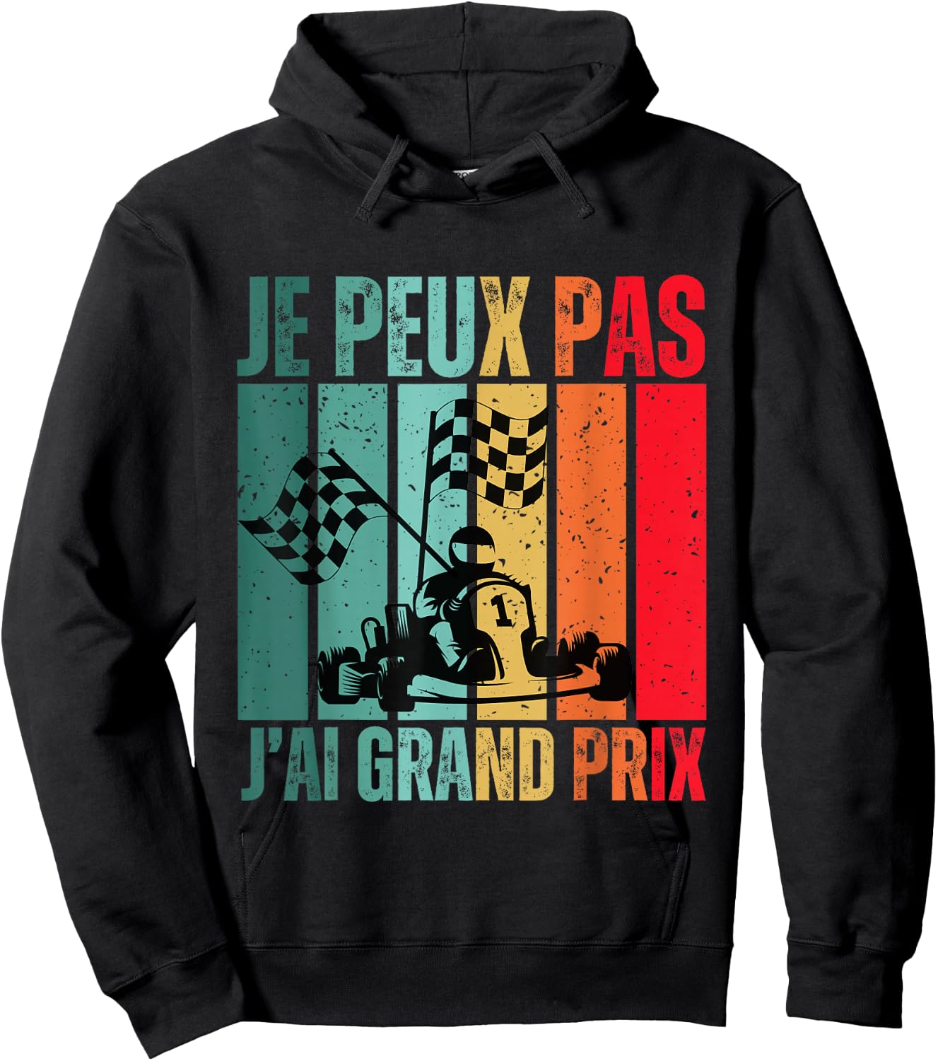 Je Peux Pas J'ai Grand Prix Gift Car Racing , Black, S Hoodie - Hoodie | Black