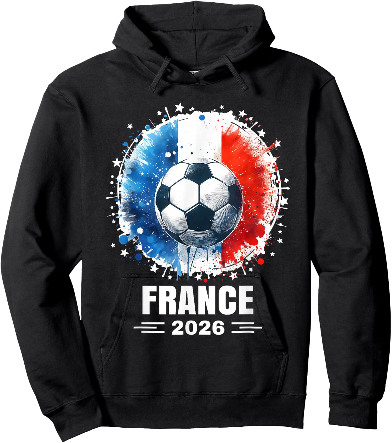 Vêtements de France Jerseys de France 2026 , Black, S Hoodie - Hoodie | Black