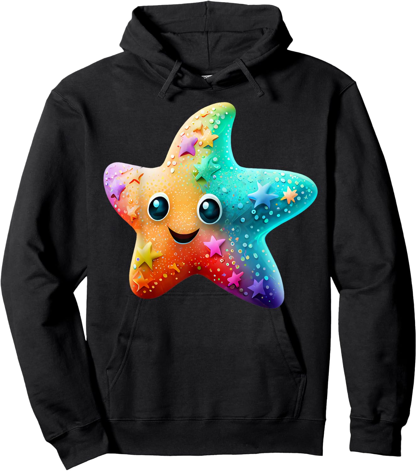 Starfish Costume Adult Women Children Starfish Hoodie - Hoodie | Black