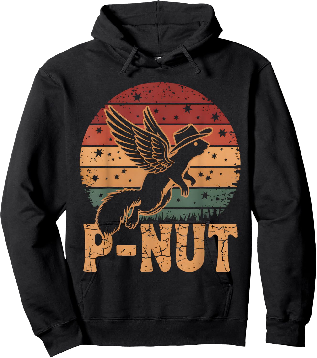 Justice For Peanut P’nut PNut Squirrel Lover Hoodie - Hoodie | Black