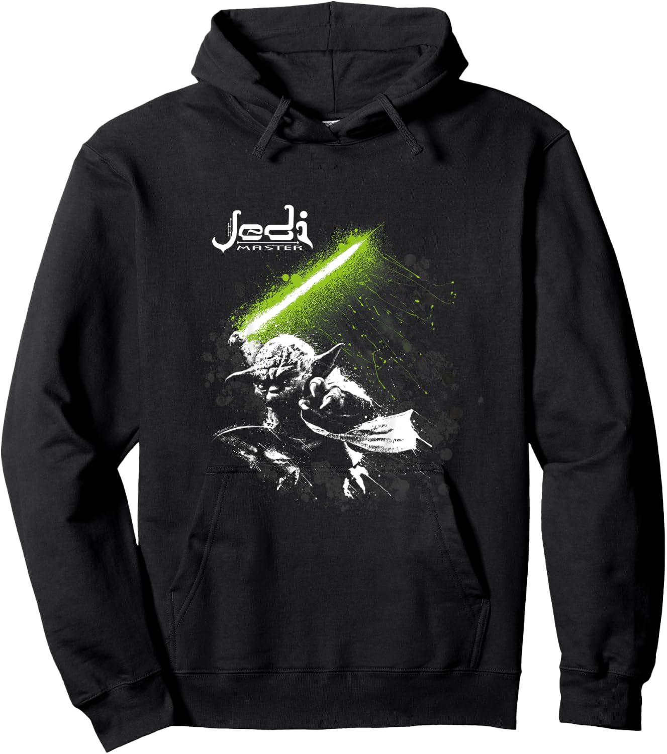 Kids Starwars Yoda Jedi Master , Black, 2 Hoodie - Hoodie | Black