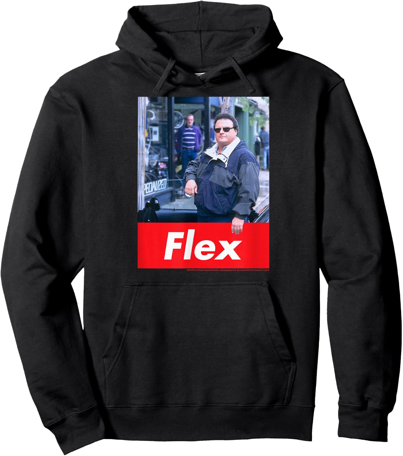 Seinfeld Newman Flex Photo Funny 90's TV Show Hoodie - Hoodie | Black