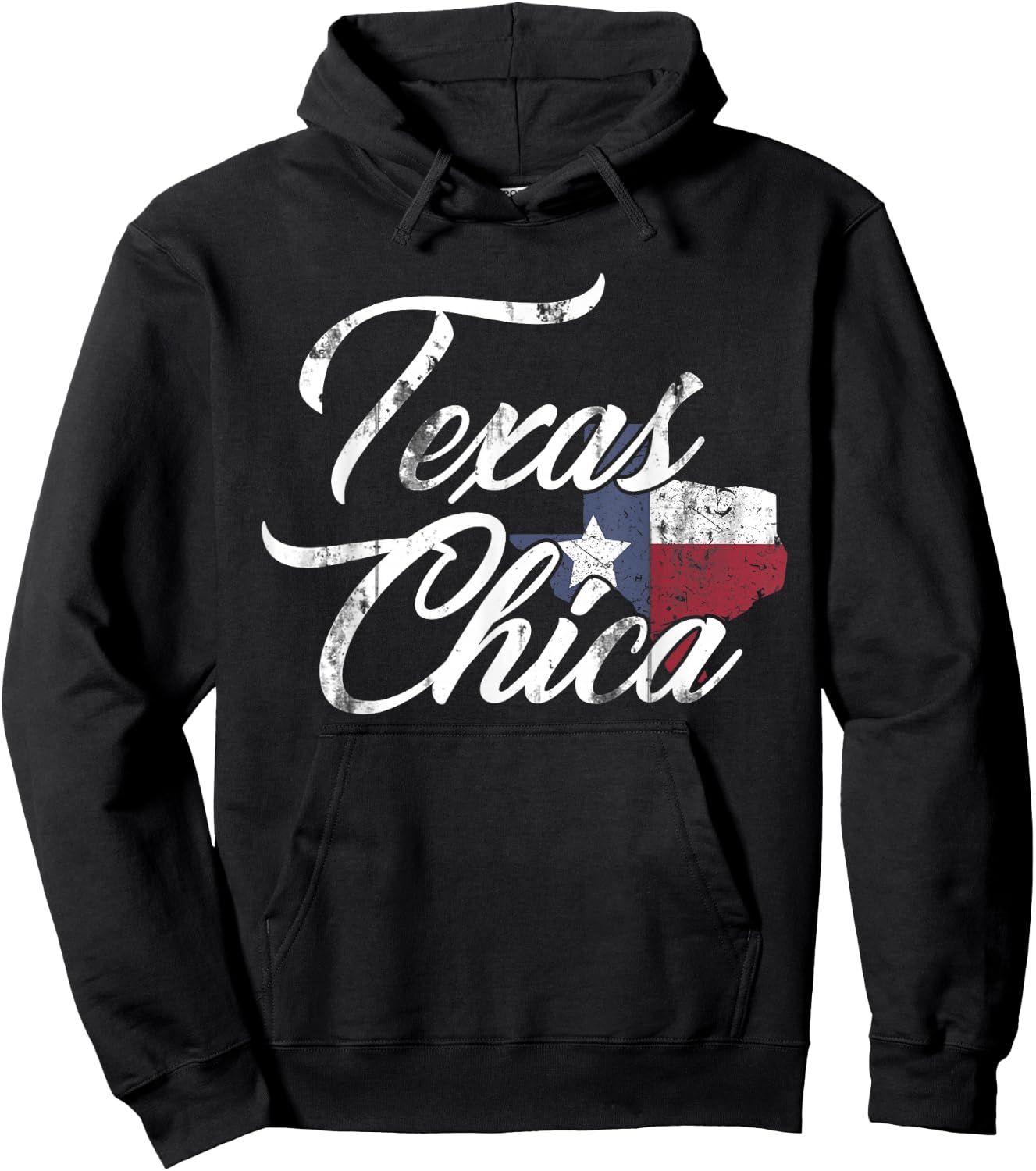 Texas Chica Texas Hoodie - Hoodie | Black
