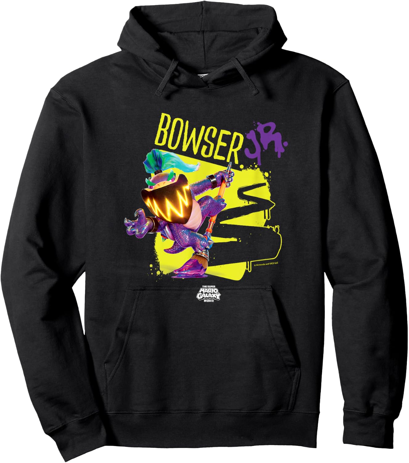 The Super Mario Galaxy Movie Wonder Bowser Jr. Power Hoodie - Hoodie | Black
