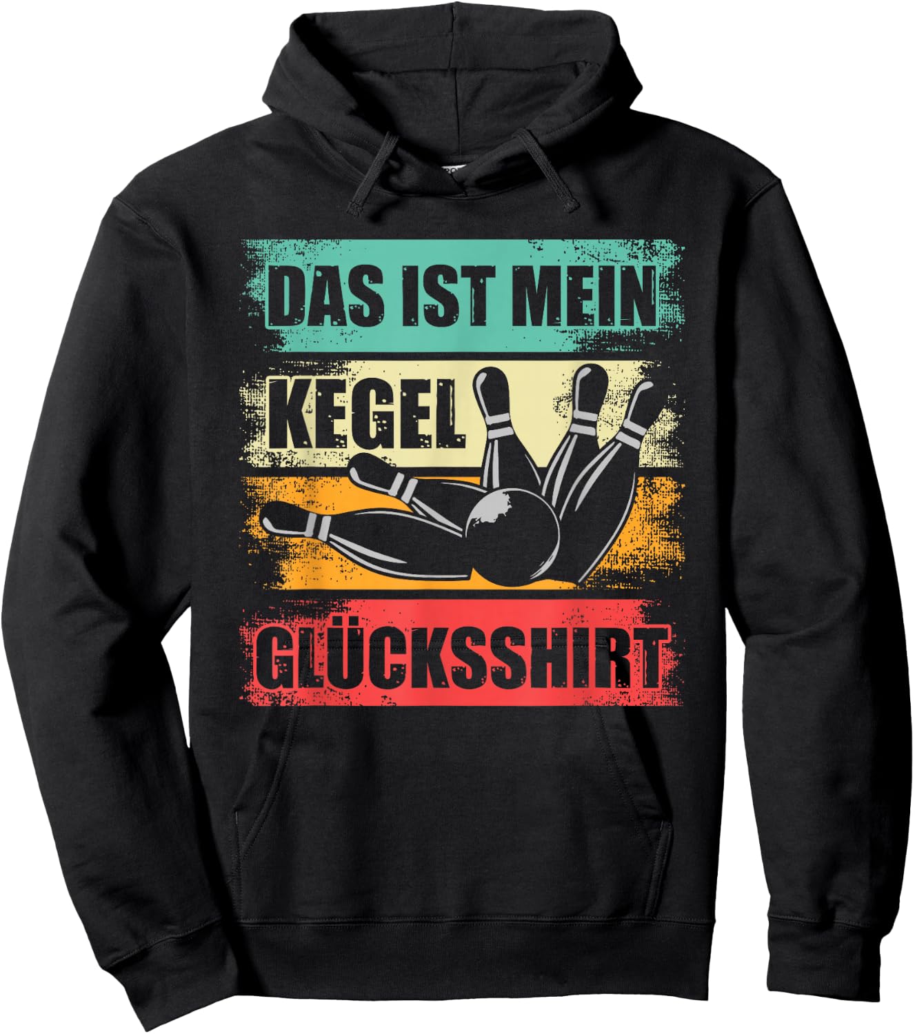 Kegel Lucky Shirt Skittles Skittler Sports Kegler Cones , black Hoodie - Hoodie | Black