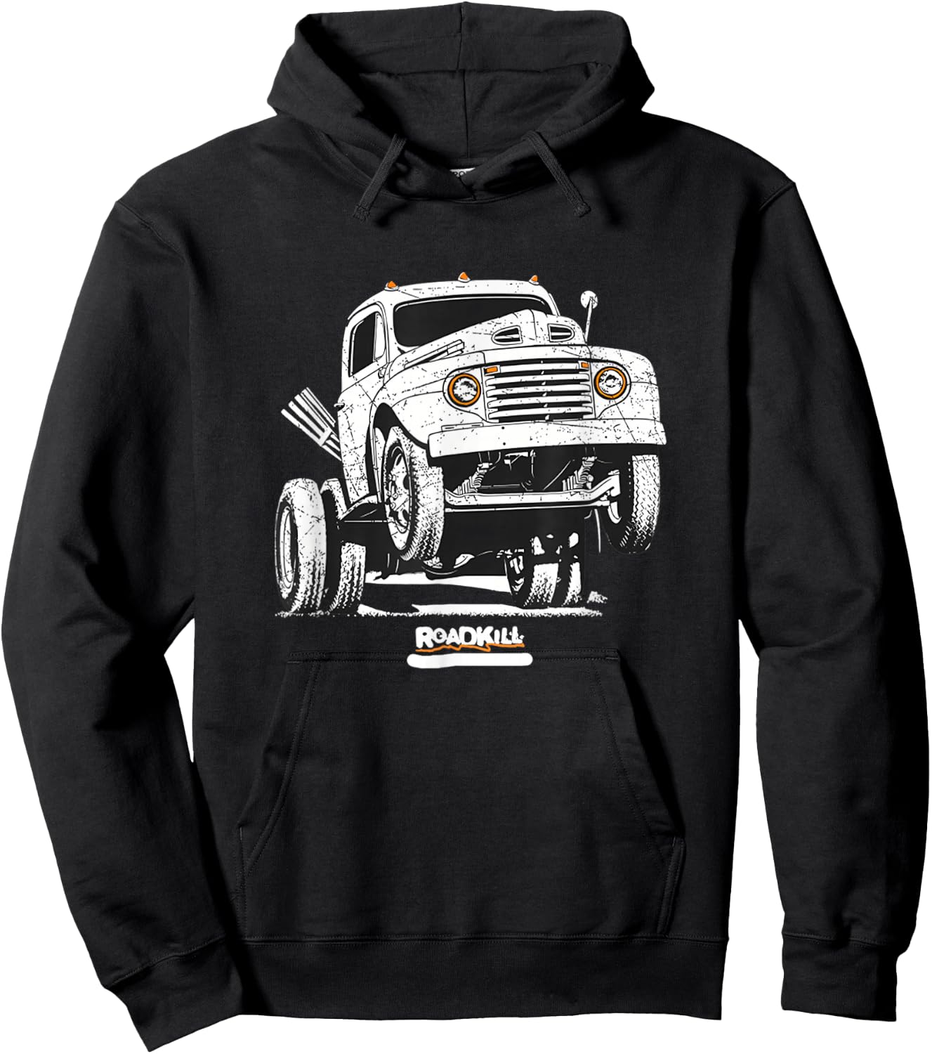 T-Shirt Hoodie - Hoodie | Black