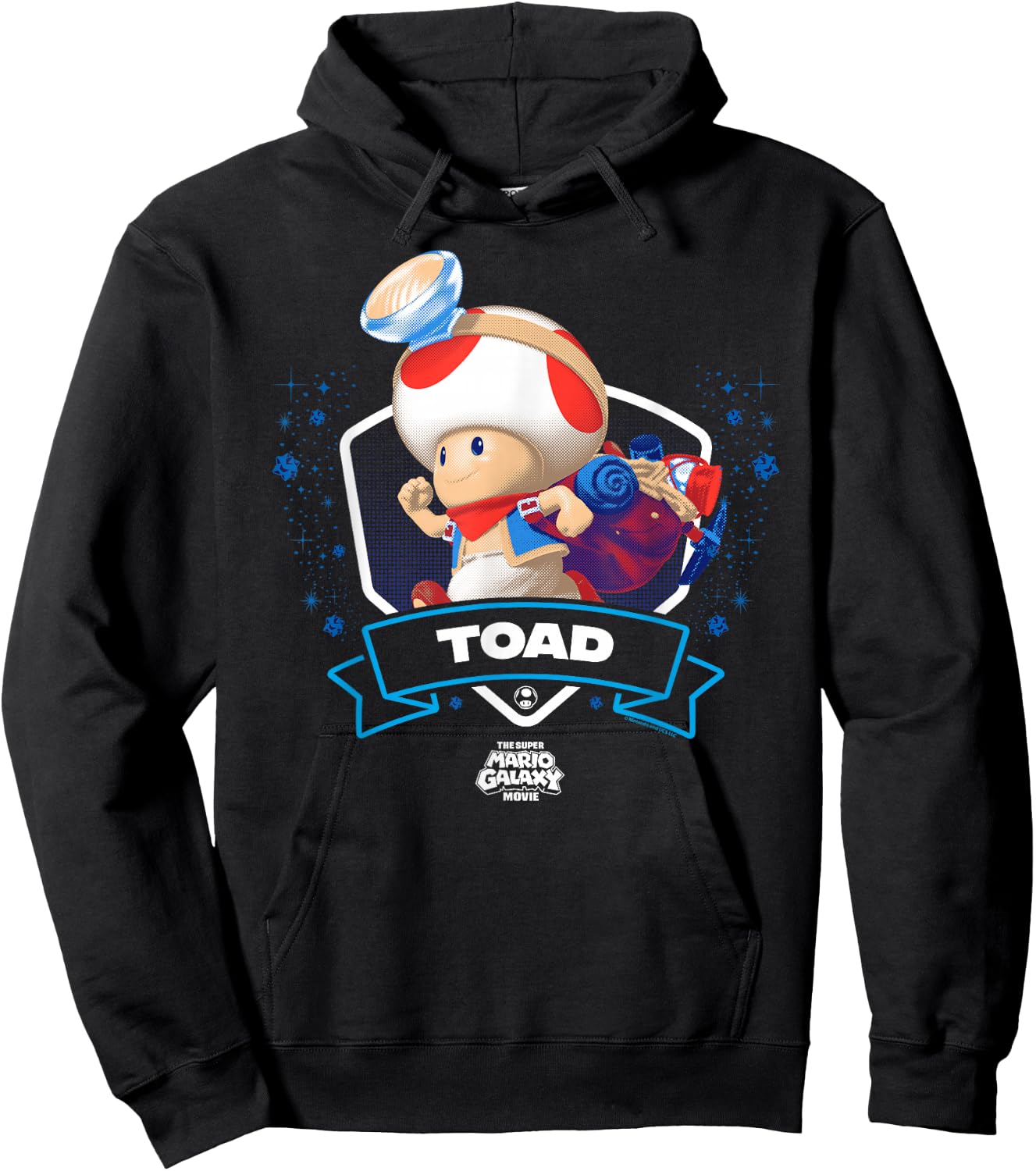 The Super Mario Galaxy Movie Toad Champion Hoodie - Hoodie | Black