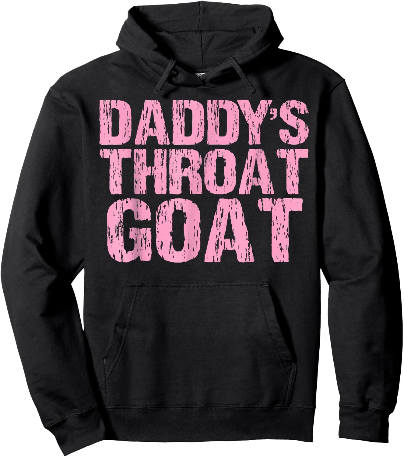 Funny Throat Goat - Adult Humor Sarcastic Outfit Hoodie - Hoodie | Black