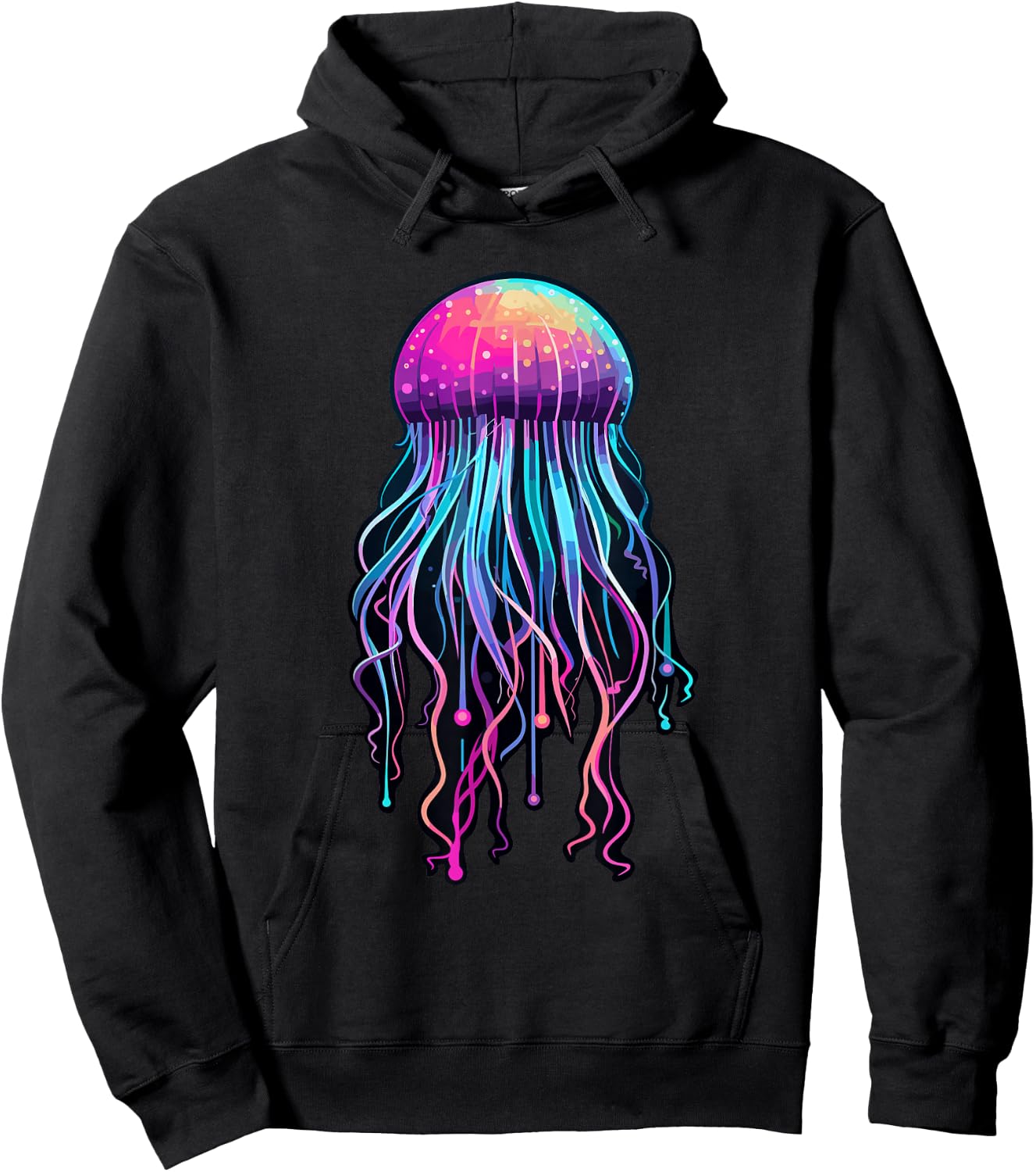 Jellyfish Costume Psychedelic Jelly Fish Sea Ocean Hoodie - Hoodie | Black