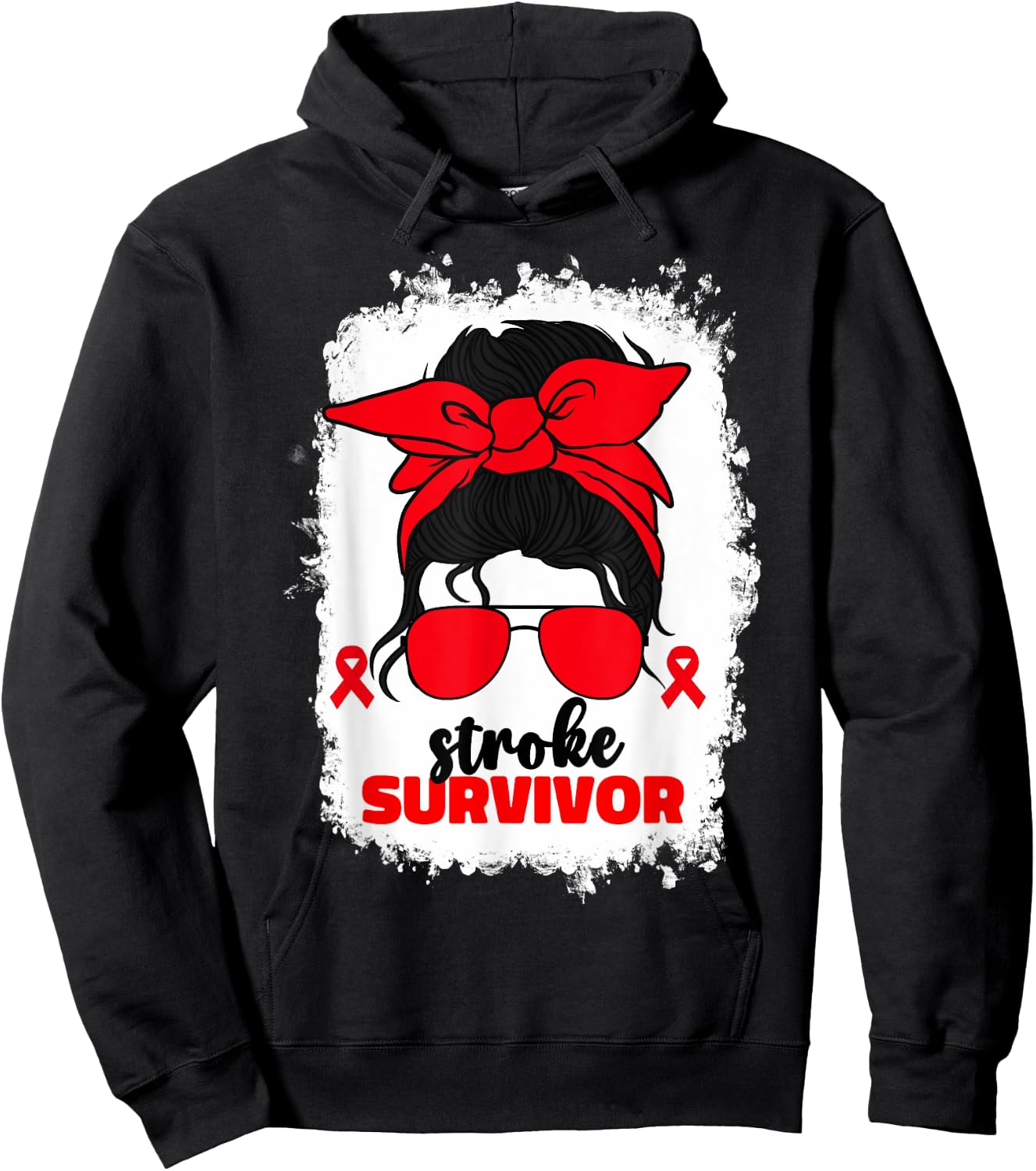 Stroke Survivor Recovery Brain Attack Stroke Awareness Month Hoodie - Hoodie | Black