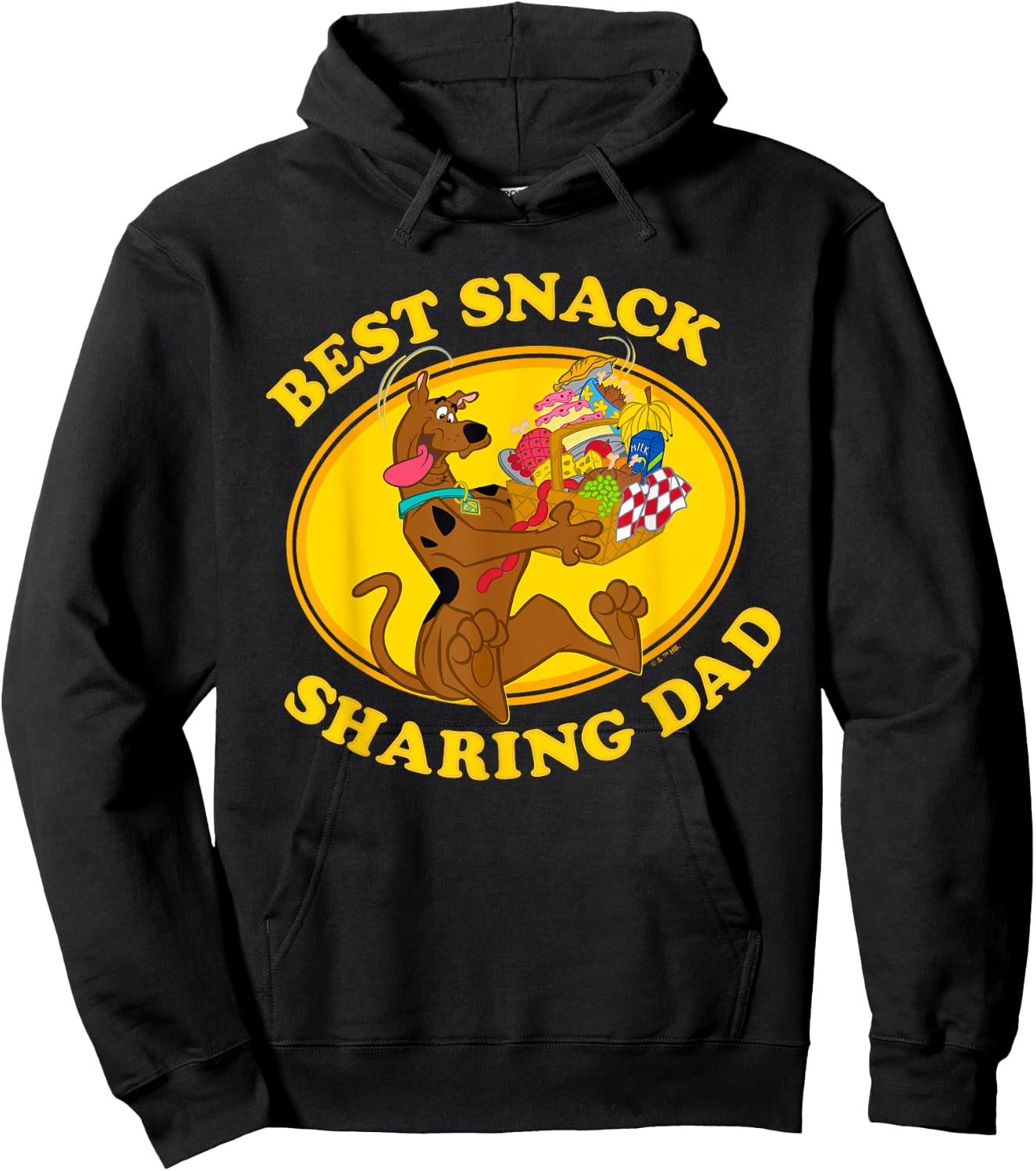 Scooby-Doo Father's Day Best Snack Sharing Dad Hoodie - Hoodie | Black