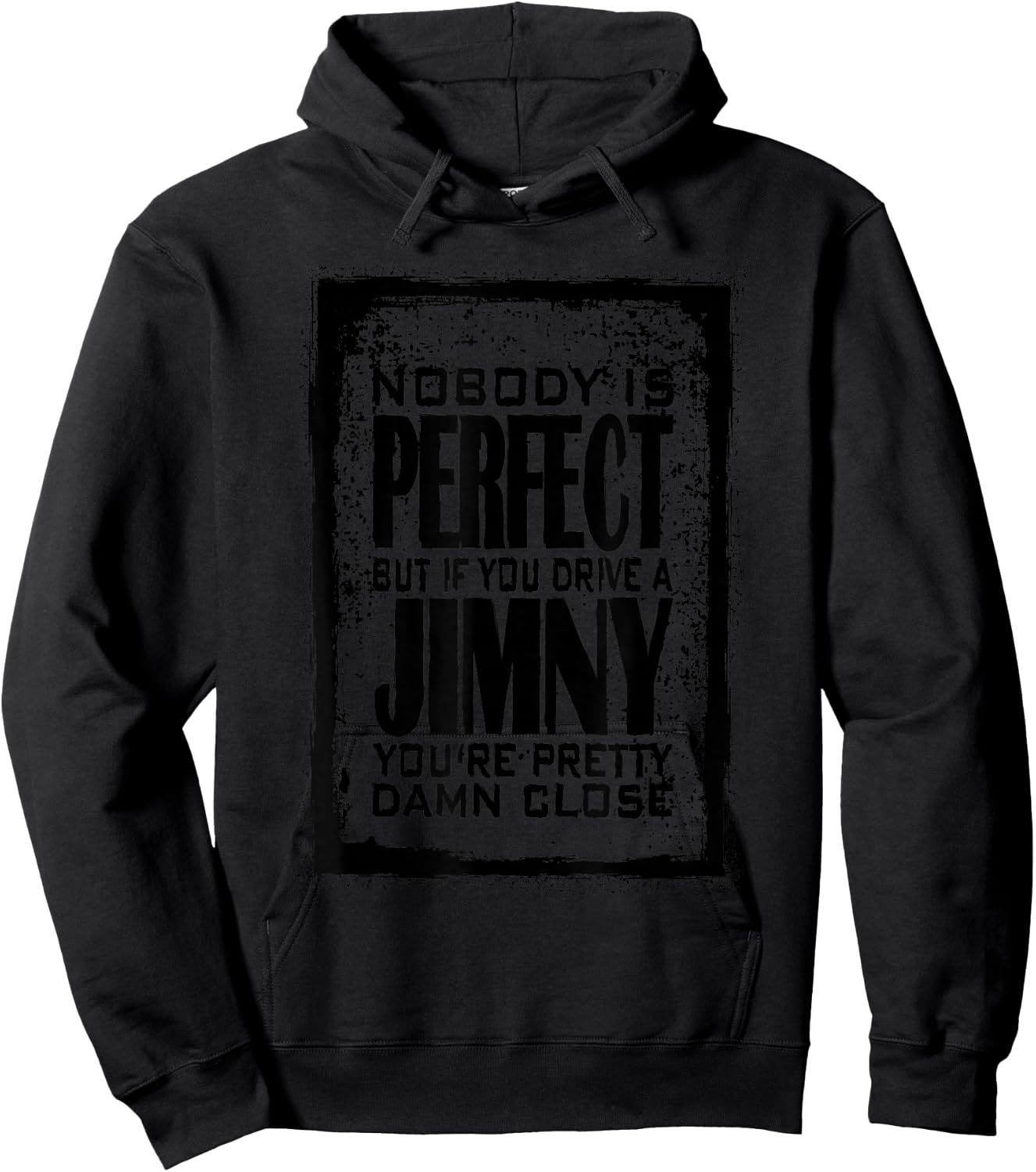 JB74 JB43 4x4 Offroad witzig Niemand ist Perfekt Jimny Hoodie - Hoodie | Black