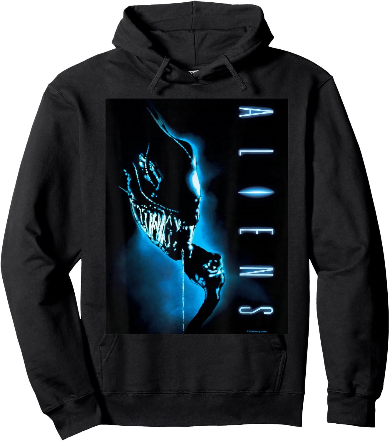 Aliens Xenomorph Retro Movie Poster , black Hoodie - Hoodie | Black