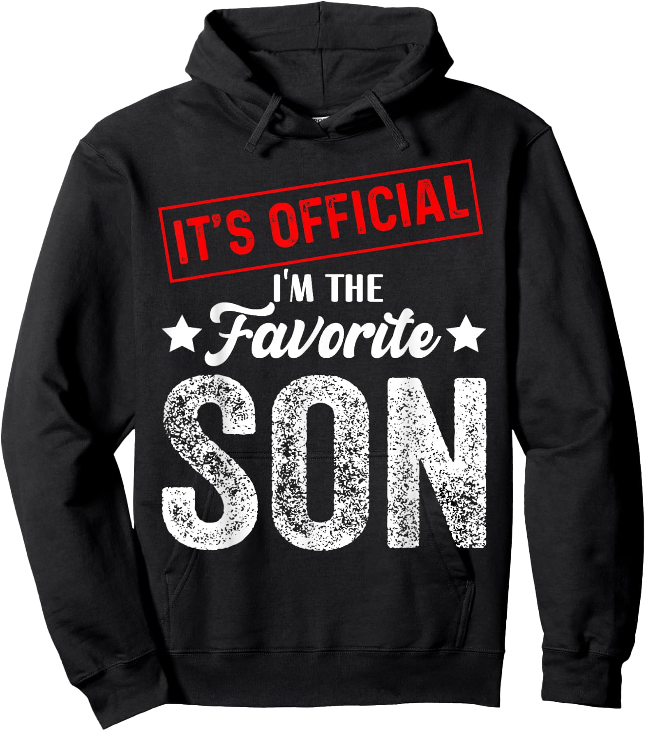 It's Official I'm The Favorite Son Hoodie - Hoodie | Black