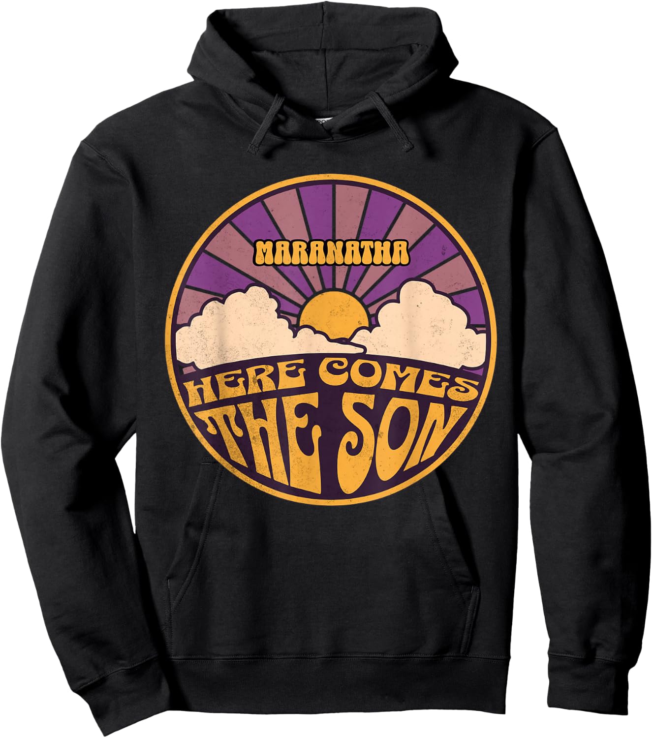 Maranatha: Hier kommt der Sohn Jesus, Revolution, Menschen, Ostern Hoodie - Hoodie | Black