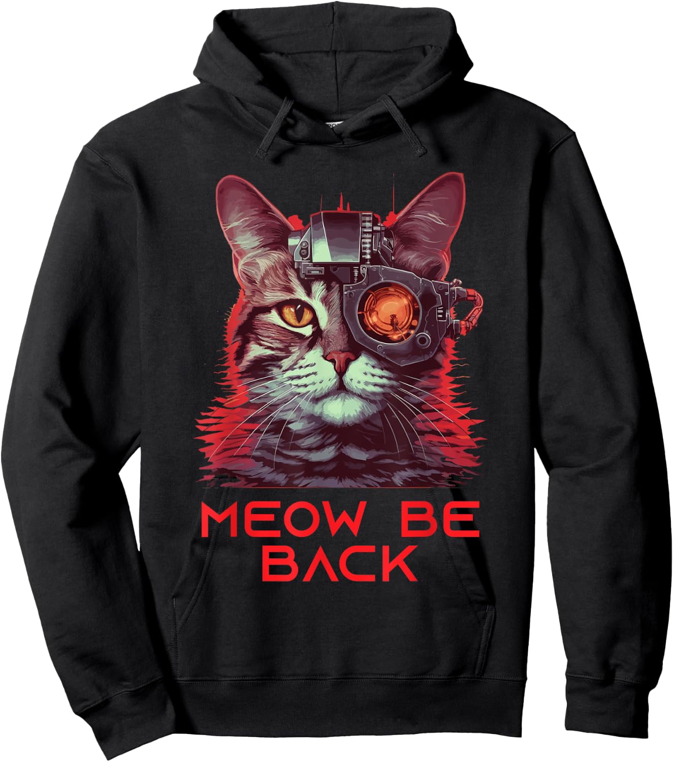 90s Movie Cat Mom Cat Dad Gifts Men Kids Women Pun Funny Cat Hoodie - Hoodie | Black