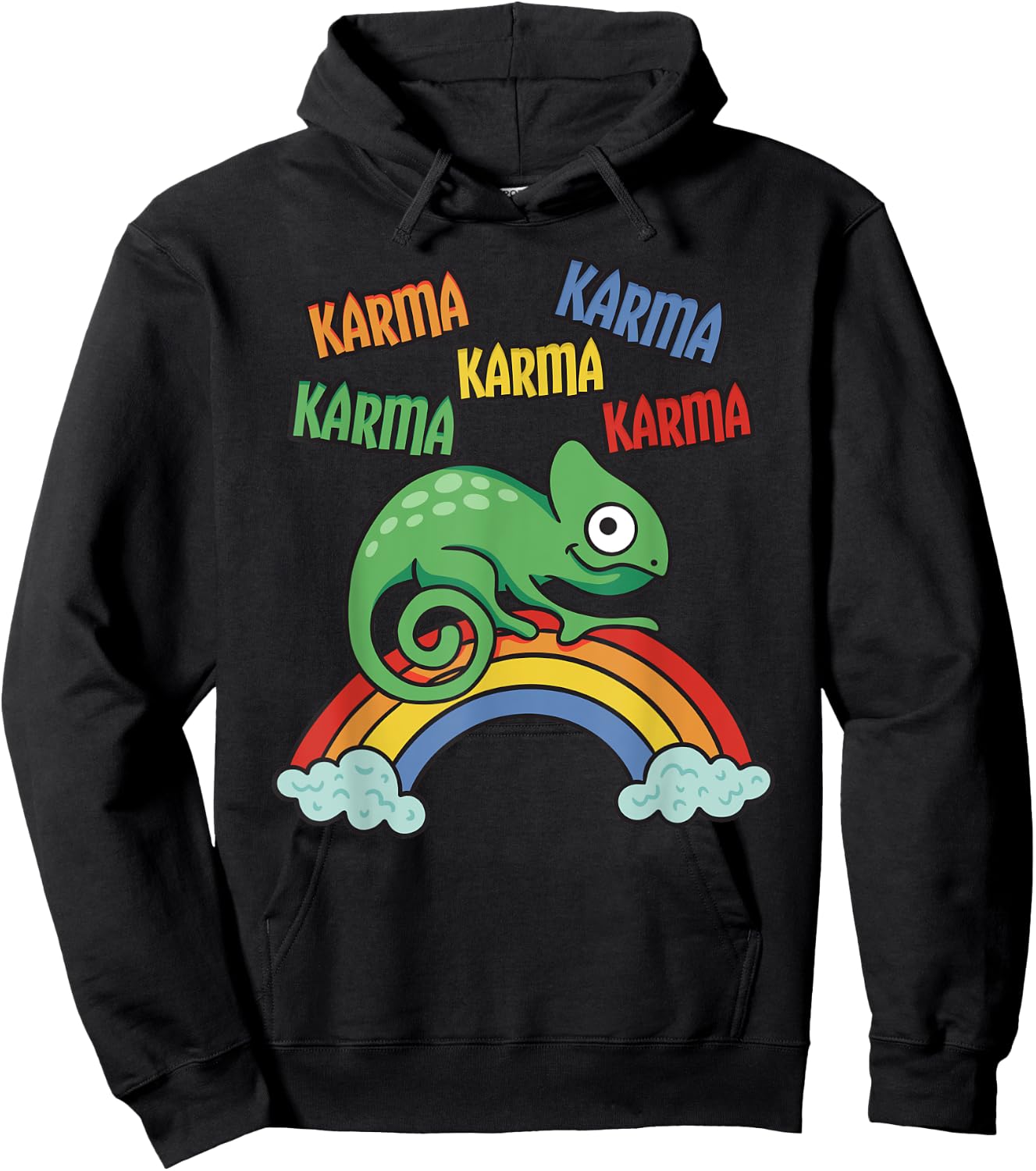 Karma Chameleon Funny Hoodie - Hoodie | Black