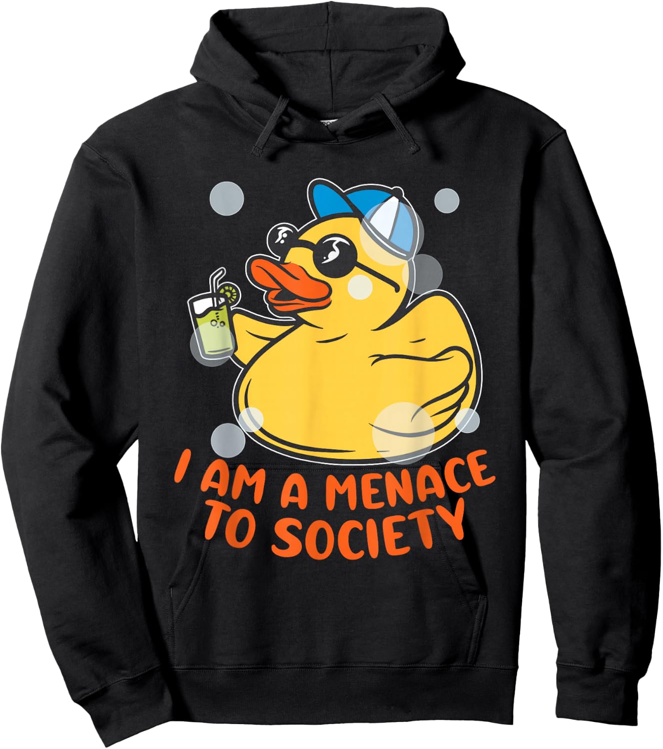 Yellow Rubber Duckie Duckling Rubber Duck Rubber Ducky Funny Hoodie - Hoodie | Black