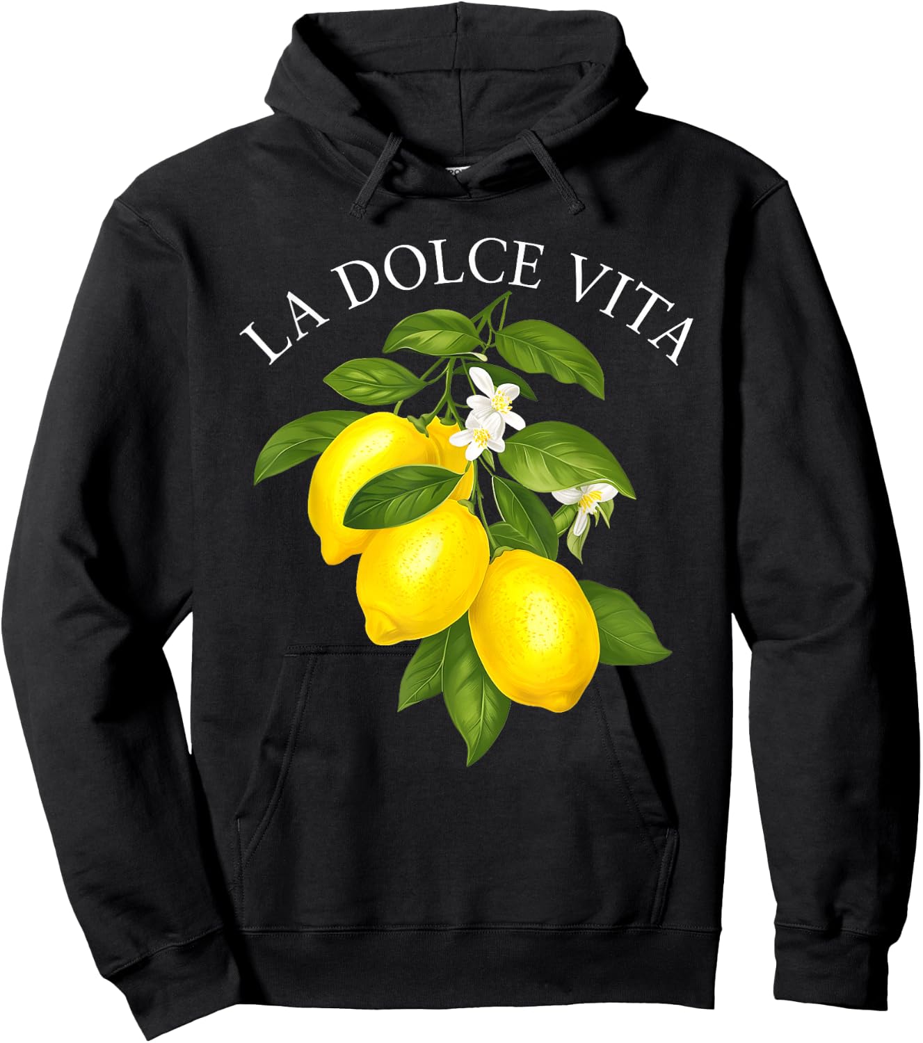 LA Dolce Vita X Limone Lemons Lemon Limoncello Spritz Hoodie - Hoodie | Black