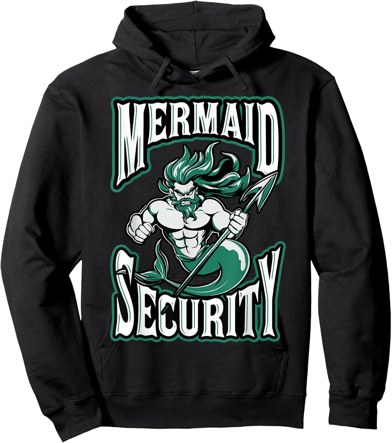 Mermaid Security Hoodie - Hoodie | Black