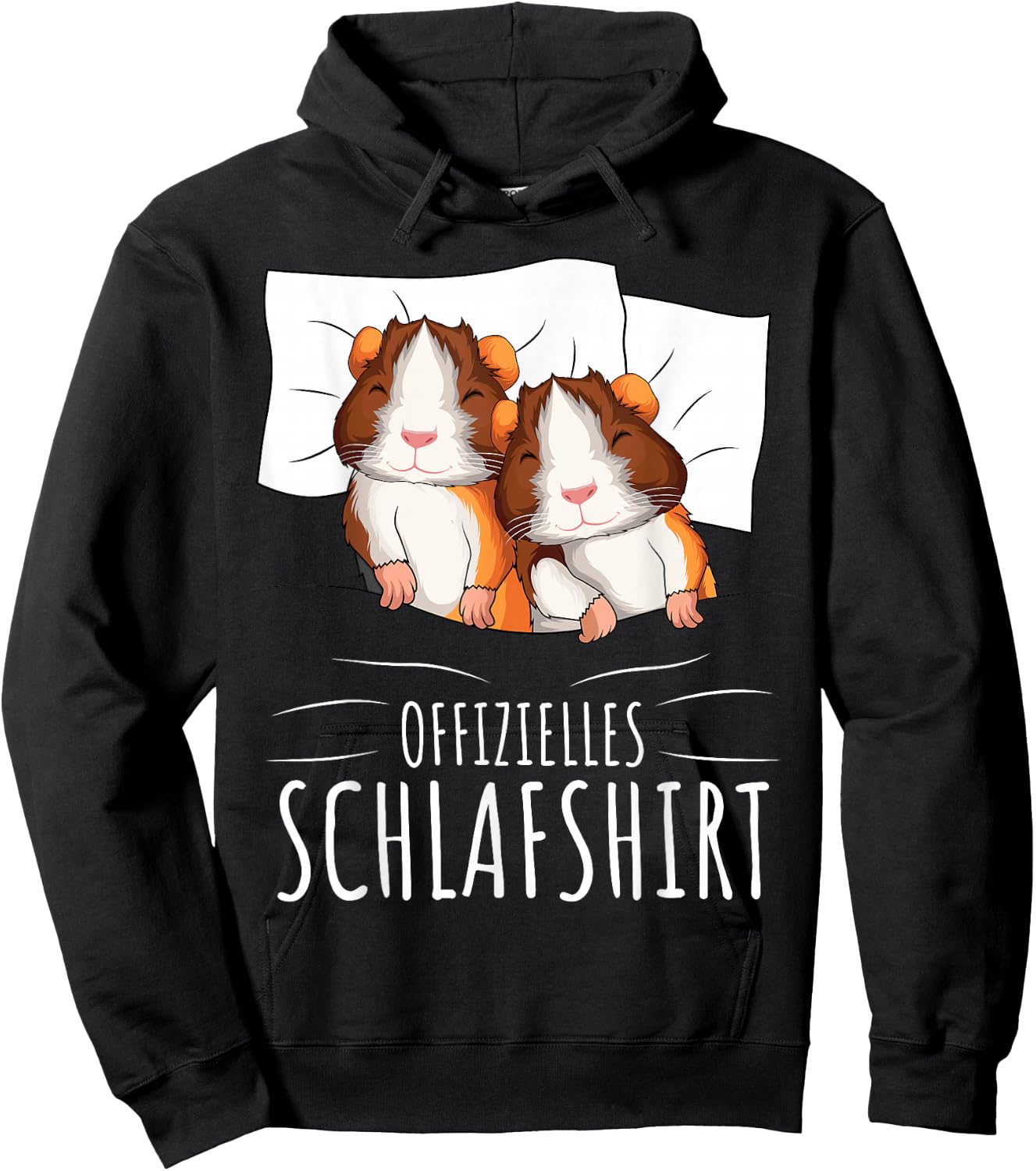 Guinea Pig Official Sleep Shirt , black Hoodie - Hoodie | Black