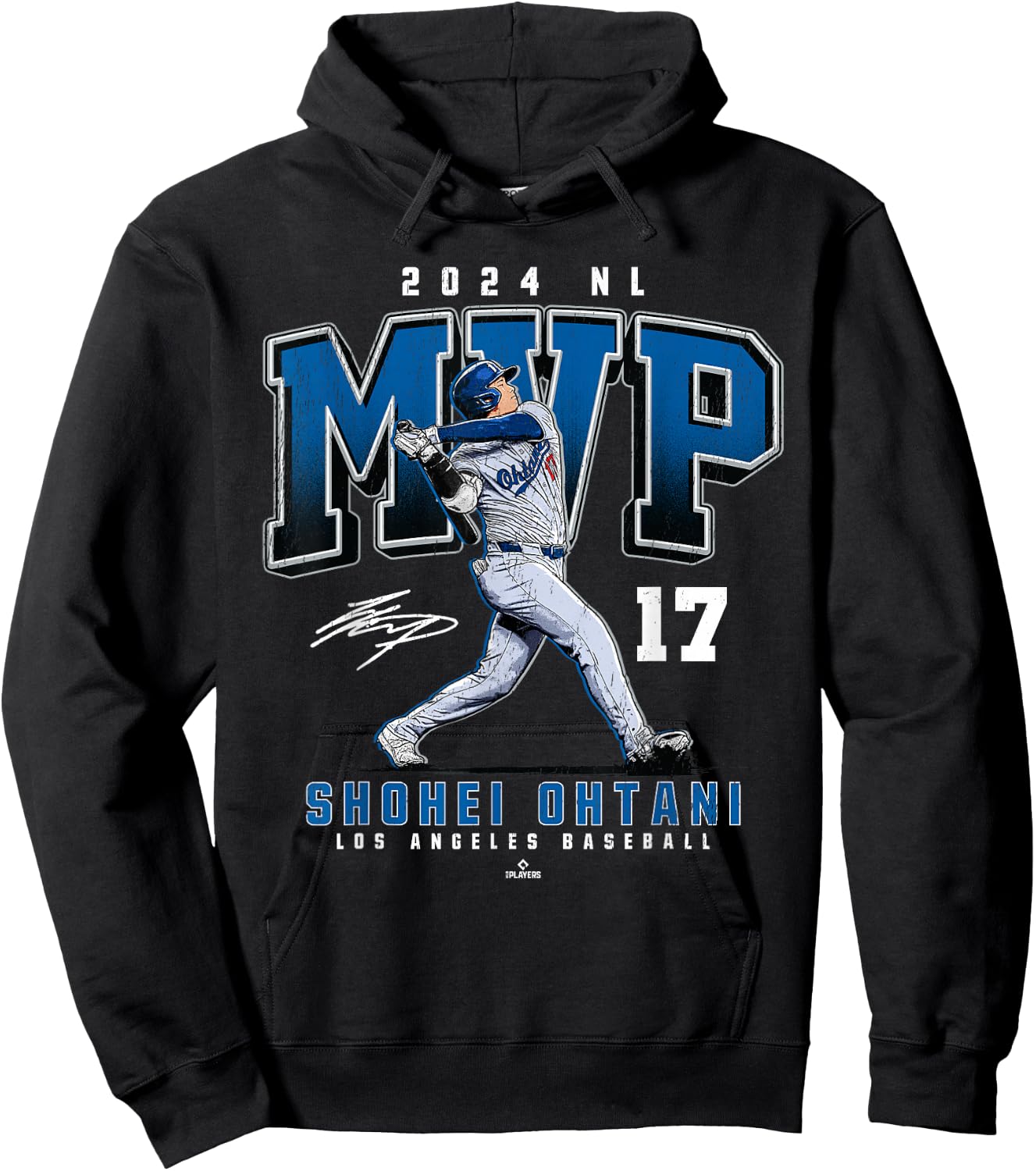 2024 NL MVP Shohei Ohtani Los Angeles Baseball MLBPA Hoodie - Hoodie | Black